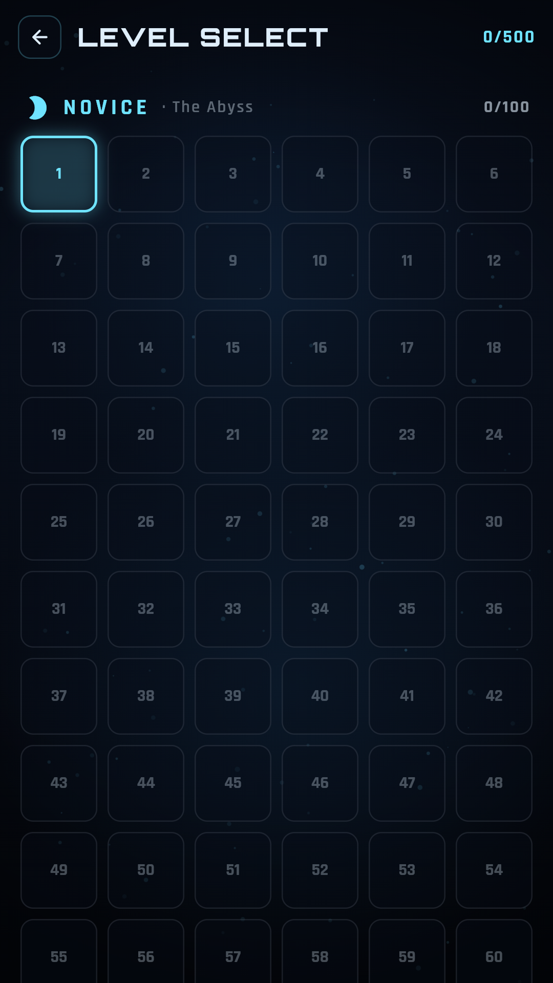 LUMEN level select